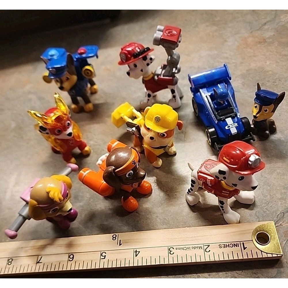 Paw Patrol Action Figure Set Of 9